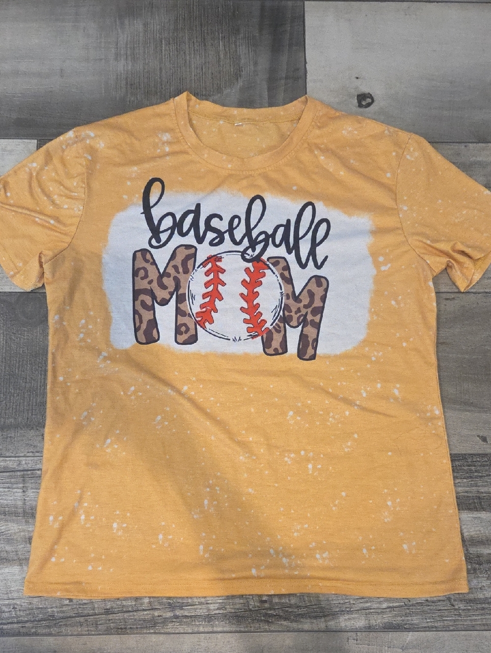 Baseball Mom Tshirt Xlarge